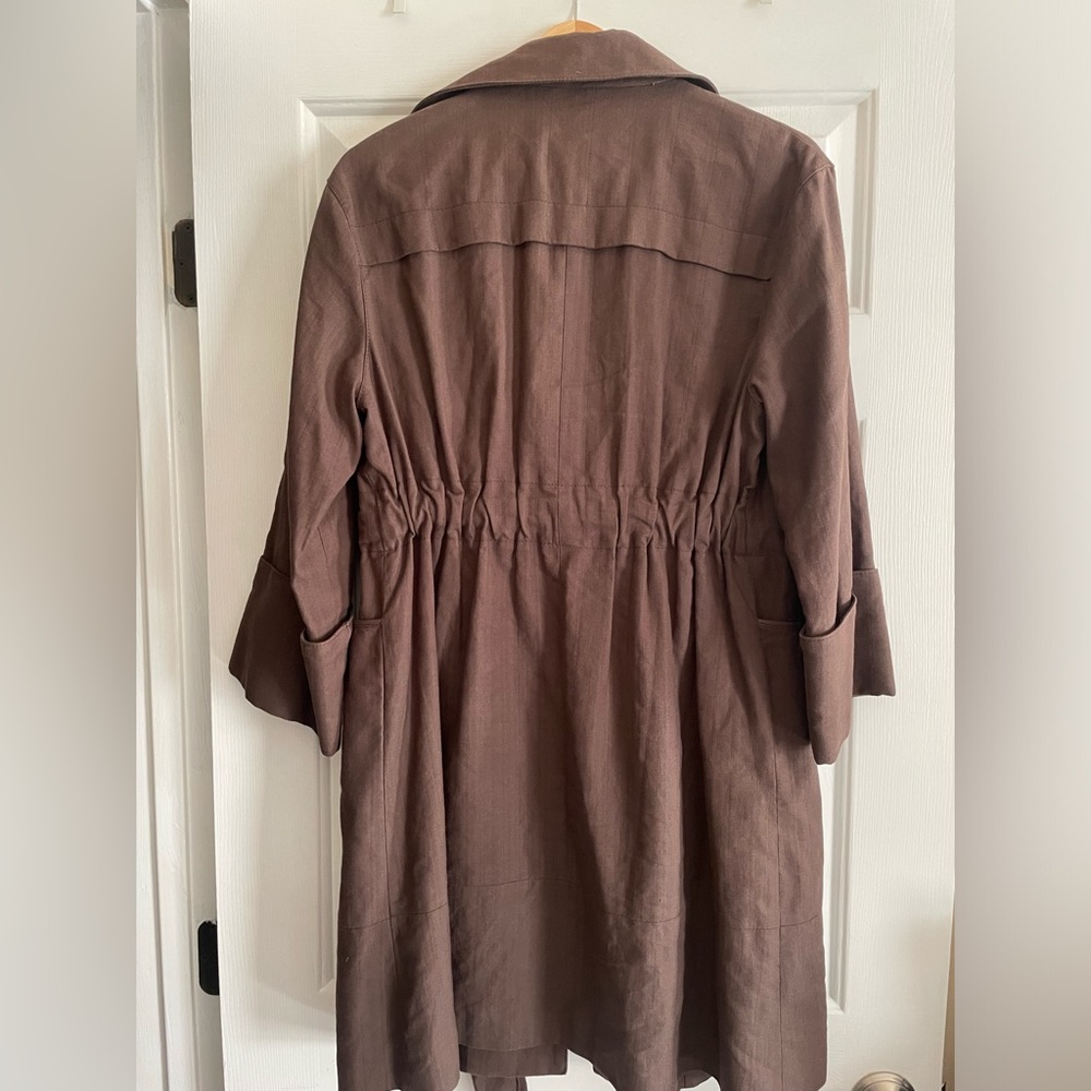 Zara Basic Jacket - Brown- Medium - image 3